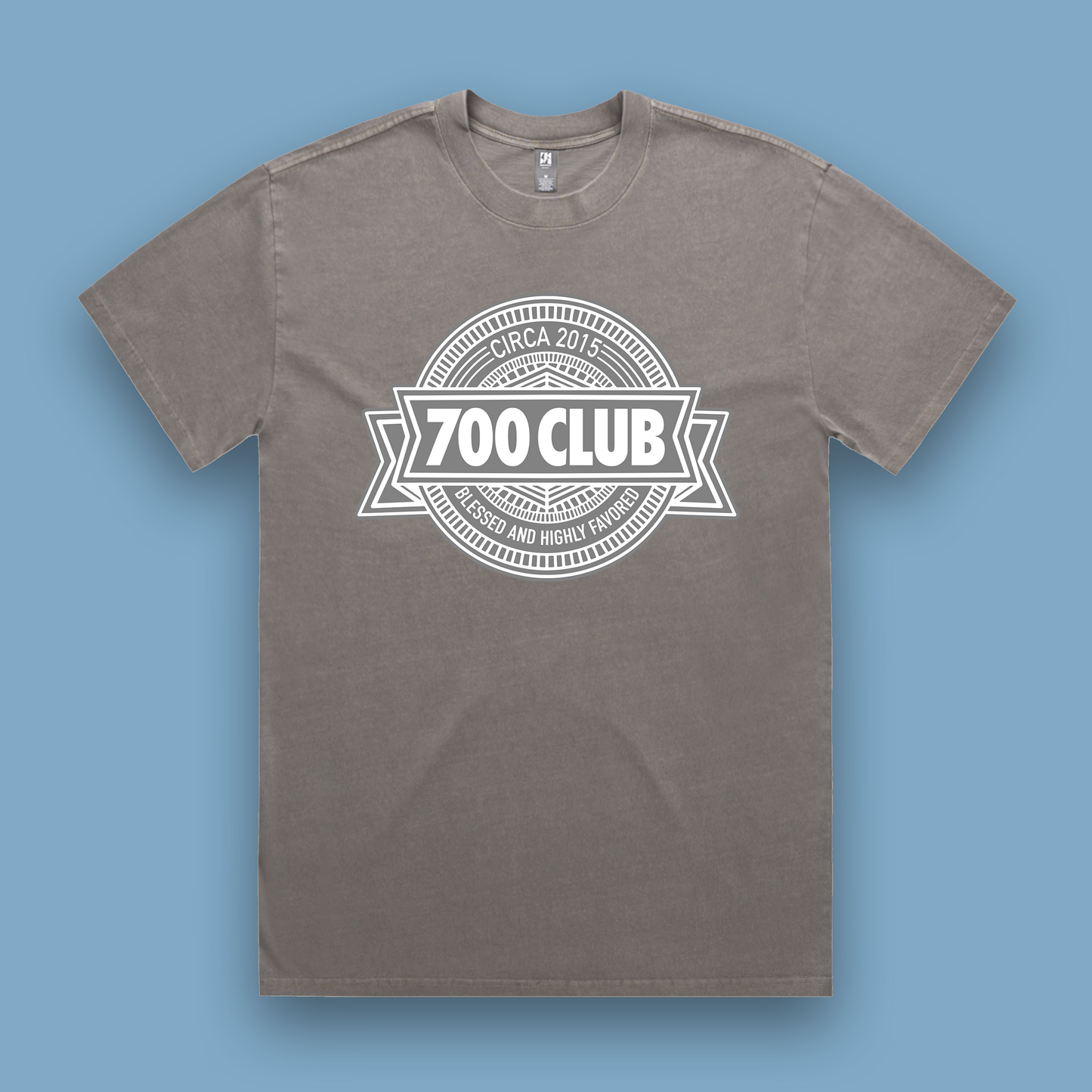 700 Club - Grey T-Shirt